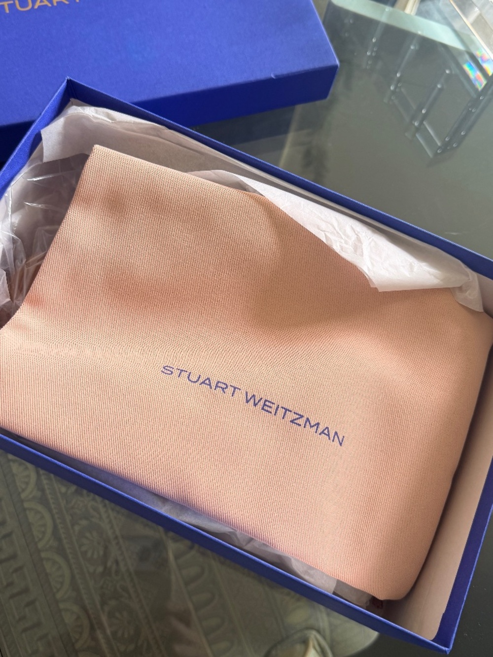 BRAND NEW IN BOX: Stuart Weitzman Power Pump 85, Toasted Almond Size 9M - Picture 6 of 15